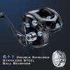 image:imageKastKing Kapstan Elite 300 Baitcasting Fishing Reel Low Profile Large Capacity Casting Reel Graphite Frame 35 lbs Drag 541 Ratio 61 Double ShieldedSS BB Centrifugal Braking Aluminum HandleRight Handed541