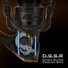 image:imageKastKing Kestrel Carbon Spinning and Ice Fishing Reel 1000 SFS Carbon Body lightweight and weighs 46 Oz Full carbon fiber frame 101 stainlesssteel double shielded Ball Bearings 621 Gear Ratio