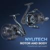 image:imageKastKing ReKon Saltwater Spinning Fishing Reel  Up to 55LBs Max Drag Big Game Fishing Reel  Innovative NyliTech Body Water Resistant  MaxiDur 511 CorrosionResistance Bearing SystemNavy Blue