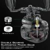 image:imageKastKing Royale Legend II Baitcasting Reels New Compact Design Baitcaster Fishing Reel 1764LB Carbon Fiber Drag CrossFire 8 Magnet Braking System Available in 541 and 721721right