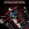 image:imageKastKing Sharky Baitfeeder III Spinning Reel 101 Shielded Stainless Steel BB  Carbon Fiber Drag for Live Liner Bait Fishing Action2000