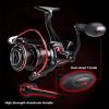 image:imageKastKing Sharky Baitfeeder III Spinning Reel 101 Shielded Stainless Steel BB  Carbon Fiber Drag for Live Liner Bait Fishing Action4000