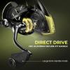 image:imageKastKing Sharky Spinning Reel  521 amp 621 Gear Ratios Carbon Fiber Drag 33395LB 101 Stainless Bearings Lightweight Nylitech Body Oversize Shaft for Saltwater amp Freshwater621Sharky X
