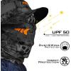 image:imageKastKing Sol Armis Neck Gaiter  UPF 50 Face Mask  UV Sun Protection Mask for Men amp Women Fishing HikingC Blackout Size 19x95