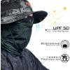 image:imageKastKing Sol Armis Neck Gaiter  UPF 50 Face Mask  UV Sun Protection Mask for Men amp Women Fishing HikingD Black Repeating Logo Size 19x95