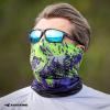 image:imageKastKing Sol Armis Neck Gaiter  UPF 50 Face Mask  UV Sun Protection Mask for Men amp Women Fishing HikingM Wildcat Purple and Lime Green Size 19x95