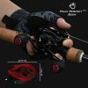 image:imageKastKing Spartacus II Baitcasting Fishing Reel 6oz Ultralight Baitcaster Reel Super Smooth with 176 LB Carbon Fiber Drag 721 Gear Ratio 39mm Palm Perfect Lower Profile DesignCLeftBlack Rhino721