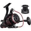 image:imageKastKing Sharky Baitfeeder III Spinning Reel 101 Shielded Stainless Steel BB  Carbon Fiber Drag for Live Liner Bait Fishing Action4000
