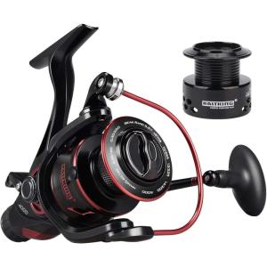 image:imageKastKing Sharky Baitfeeder III Spinning Reel 101 Shielded Stainless Steel BB  Carbon Fiber Drag for Live Liner Bait Fishing Action4000