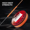 image:imageKastKing Hammer Alpha 9 UHMWPE Braided Fishing Line  Made in The USA Strong and Smooth Round 9Carrier Colorfast Braided Fishing Line Perfect for Most Fishing Reel and Finesse ApplicationsORANGE