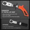 image:imageKastKing Paradox 11 Stainless Steel Lip Grip with Integrated Scale CorrosionResistant NonSlip Handle Swivel Jaws 32lbs Scale Design Durable Fishing Tool for Safe Easy Catch amp ReleaseB 11 Pistol Lip Grip