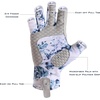 image:imageKastKing La Sal Fishing Gloves UPF50 Sun Gloves UV Protection Fingerless Gloves Men Women for Outdoor Kayaking Rowing Paddling Canoeing HuntingA Boulder Camo Ice