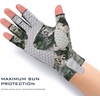 image:imageKastKing La Sal Fishing Gloves UPF50 Sun Gloves UV Protection Fingerless Gloves Men Women for Outdoor Kayaking Rowing Paddling Canoeing HuntingC Boulder Camo Origins