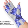 image:imageKastKing La Sal Fishing Gloves UPF50 Sun Gloves UV Protection Fingerless Gloves Men Women for Outdoor Kayaking Rowing Paddling Canoeing HuntingE Boulder Camo Royale