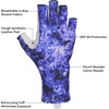 image:imageKastKing La Sal Fishing Gloves UPF50 Sun Gloves UV Protection Fingerless Gloves Men Women for Outdoor Kayaking Rowing Paddling Canoeing HuntingE Boulder Camo Royale