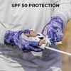 image:imageKastKing La Sal Fishing Gloves UPF50 Sun Gloves UV Protection Fingerless Gloves Men Women for Outdoor Kayaking Rowing Paddling Canoeing HuntingE Boulder Camo Royale
