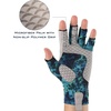 image:imageKastKing La Sal Fishing Gloves UPF50 Sun Gloves UV Protection Fingerless Gloves Men Women for Outdoor Kayaking Rowing Paddling Canoeing HuntingF Boulder Camo Aquarius
