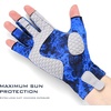 image:imageKastKing La Sal Fishing Gloves UPF50 Sun Gloves UV Protection Fingerless Gloves Men Women for Outdoor Kayaking Rowing Paddling Canoeing HuntingG Boulder Camo Juno