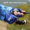 image:imageKastKing La Sal Fishing Gloves UPF50 Sun Gloves UV Protection Fingerless Gloves Men Women for Outdoor Kayaking Rowing Paddling Canoeing HuntingG Boulder Camo Juno