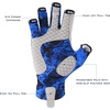 image:imageKastKing La Sal Fishing Gloves UPF50 Sun Gloves UV Protection Fingerless Gloves Men Women for Outdoor Kayaking Rowing Paddling Canoeing HuntingG Boulder Camo Juno