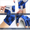image:imageKastKing La Sal Fishing Gloves UPF50 Sun Gloves UV Protection Fingerless Gloves Men Women for Outdoor Kayaking Rowing Paddling Canoeing HuntingG Boulder Camo Juno