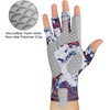 image:imageKastKing La Sal Fishing Gloves UPF50 Sun Gloves UV Protection Fingerless Gloves Men Women for Outdoor Kayaking Rowing Paddling Canoeing HuntingI Boulder Camo Patriot Fade