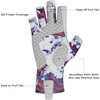 image:imageKastKing La Sal Fishing Gloves UPF50 Sun Gloves UV Protection Fingerless Gloves Men Women for Outdoor Kayaking Rowing Paddling Canoeing HuntingI Boulder Camo Patriot Fade