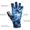 image:imageKastKing La Sal Fishing Gloves UPF50 Sun Gloves UV Protection Fingerless Gloves Men Women for Outdoor Kayaking Rowing Paddling Canoeing HuntingJ Boulder Camo Posidon