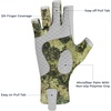 image:imageKastKing La Sal Fishing Gloves UPF50 Sun Gloves UV Protection Fingerless Gloves Men Women for Outdoor Kayaking Rowing Paddling Canoeing HuntingL Boulder Camo Tan