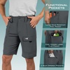 image:imageKastKing Rekon Mens Fishing Cargo Shorts Quick Dry Casual Hiking Shorts for Men Travel Golf Camping TacticalDark Gray