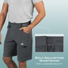 image:imageKastKing Rekon Mens Fishing Cargo Shorts Quick Dry Casual Hiking Shorts for Men Travel Golf Camping TacticalDark Gray