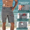 image:imageKastKing Rekon Mens Fishing Cargo Shorts Quick Dry Casual Hiking Shorts for Men Travel Golf Camping TacticalGray Regular Fit