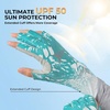 image:imageKastKing Sol Armis Sun Gloves UPF50 Fishing Gloves UV Protection Sun Protection for Outdoor Kayaking RowingG Turquoise Fizz Fade Prym1