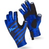 image:imageKastKing Sol Armis Sun Gloves UPF50 Fishing Gloves UV Protection Sun Protection for Outdoor Kayaking RowingK Blue Patriot