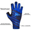 image:imageKastKing Sol Armis Sun Gloves UPF50 Fishing Gloves UV Protection Sun Protection for Outdoor Kayaking RowingK Blue Patriot