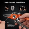 image:imageKastKing AlumaStream Finesse Fishing Tool Combo 75 Aluminum Saltwater Fishing Pliers Crossover Pliers Wacky amp Neko Rig Plier with ORing Storage Fishing Tool Combo Fishing Gifts for MenB75 Aluminum Plier  Wacky  Neko Rig Plier