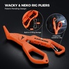 image:imageKastKing AlumaStream Finesse Fishing Tool Combo 75 Aluminum Saltwater Fishing Pliers Crossover Pliers Wacky amp Neko Rig Plier with ORing Storage Fishing Tool Combo Fishing Gifts for MenB75 Aluminum Plier  Wacky  Neko Rig Plier