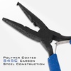 image:imageKastKing Intimidator Fishing Pliers Corrosion Resistant Polymer Coated Fishing Tools Tungsten Carbide Cutters Saltwater Resistant Fishing GearA5 Split Ring Nose