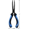 image:imageKastKing Intimidator Fishing Pliers Corrosion Resistant Polymer Coated Fishing Tools Tungsten Carbide Cutters Saltwater Resistant Fishing GearE7 Bent Nose