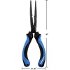image:imageKastKing Intimidator Fishing Pliers Corrosion Resistant Polymer Coated Fishing Tools Tungsten Carbide Cutters Saltwater Resistant Fishing GearF9 Straight Nose