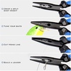 image:imageKastKing Intimidator Fishing Pliers Corrosion Resistant Polymer Coated Fishing Tools Tungsten Carbide Cutters Saltwater Resistant Fishing GearF9 Straight Nose