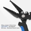 image:imageKastKing Intimidator Fishing Pliers Corrosion Resistant Polymer Coated Fishing Tools Tungsten Carbide Cutters Saltwater Resistant Fishing GearH7 Split Ring W Braid Cutters  Heavy Duty