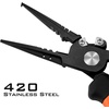 image:imageKastKing Speed Demon Pro Fishing Pliers 420 Stainless Steel Fishing Tools Saltwater Resistant Fishing Gear Tungsten Carbide Cutters Corrosion Resistant Coating SuperPolymer Grip HandlesA 75 Split Ring Nose