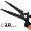 image:imageKastKing Speed Demon Pro Fishing Pliers 420 Stainless Steel Fishing Tools Saltwater Resistant Fishing Gear Tungsten Carbide Cutters Corrosion Resistant Coating SuperPolymer Grip HandlesD 85 Straight Nose