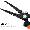image:imageKastKing Speed Demon Pro Fishing Pliers 420 Stainless Steel Fishing Tools Saltwater Resistant Fishing Gear Tungsten Carbide Cutters Corrosion Resistant Coating SuperPolymer Grip HandlesB 85 Split Ring Nose