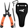 image:imageKastKing Speed Demon Pro Fishing Pliers 420 Stainless Steel Fishing Tools Saltwater Resistant Fishing Gear Tungsten Carbide Cutters Corrosion Resistant Coating SuperPolymer Grip HandlesA 75 Split Ring Nose
