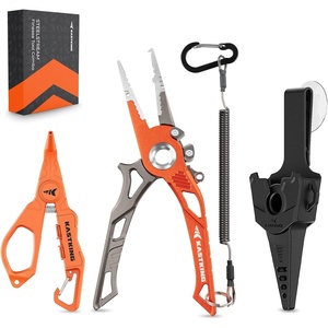 image:imageKastKing AlumaStream Finesse Fishing Tool Combo 75 Aluminum Saltwater Fishing Pliers Crossover Pliers Wacky amp Neko Rig Plier with ORing Storage Fishing Tool Combo Fishing Gifts for MenB75 Aluminum Plier  Wacky  Neko Rig Plier