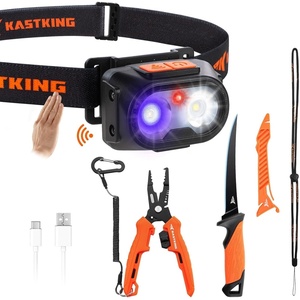 image:imageKastKing FieldLite Fishing Tool Set Camping Gear Set MultiFunction Outdoor Kit 5Mode LED Headlamp 75 Fishing Pliers 7 RazorSharp Knife 7 Filet Knife 5in1 Tactical BraceletA Fishing Tool Kit