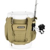 image:imageKastKing Karryall Fishing Bucket Organizer for 5 Gallon Bucket Ice Fishing Tackle Bag with Adjustable Buckle Rod amp Plier Holder and MultiPockets for Fishing Gear amp Accessories StorageKhakiKhaki