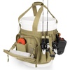 image:imageKastKing Karryall Fishing Bucket Organizer for 5 Gallon Bucket Ice Fishing Tackle Bag with Adjustable Buckle Rod amp Plier Holder and MultiPockets for Fishing Gear amp Accessories StorageKhakiKhaki